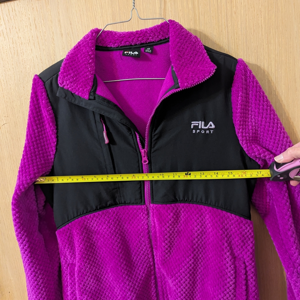 Fila Sport Vibrant Magenta Fleece Jacket - Picture 5 of 5